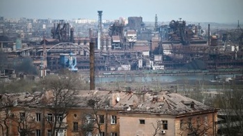 Οι ζημιές που υπέστη το Azovstal μετά τους τελευταίους βομβαρδισμούς είναι τεράστιες