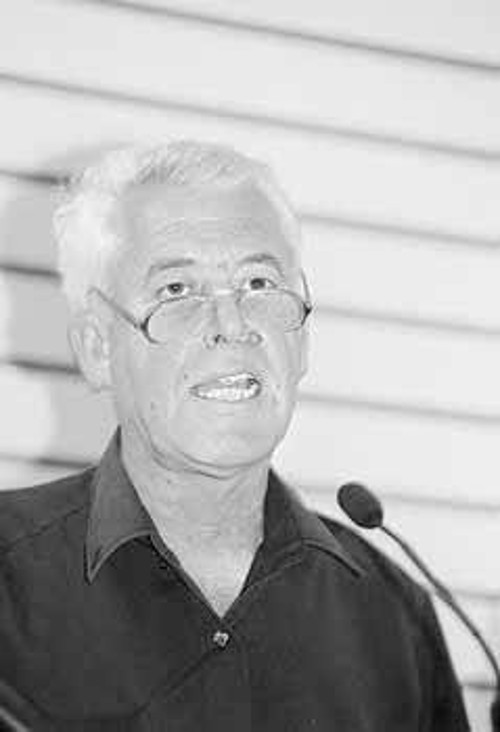 Ο Ανδρέας Ζαζόπουλος, πρόεδρος της Ομοσπονδίας Οικοδόμων Ελλάδας