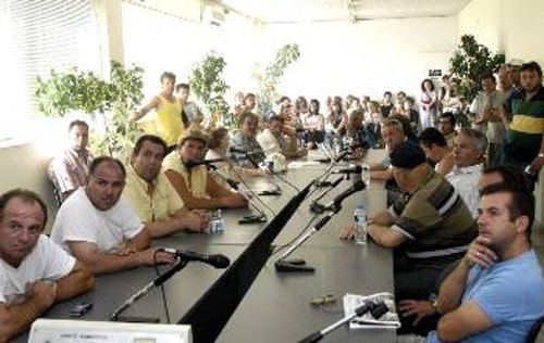 Από τη χτεσινή συνέλευση των εργαζομένων