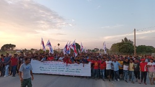 Από τη μεγάλη διαδήλωση των εργατών γης τον περασμένο Ιούνη στην Ηλεία