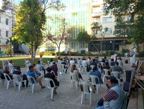 Από εκδήλωση του κλαδικού Σωματείου Χρηματοπιστωτικού Αττικής για τη Σύσκεψη