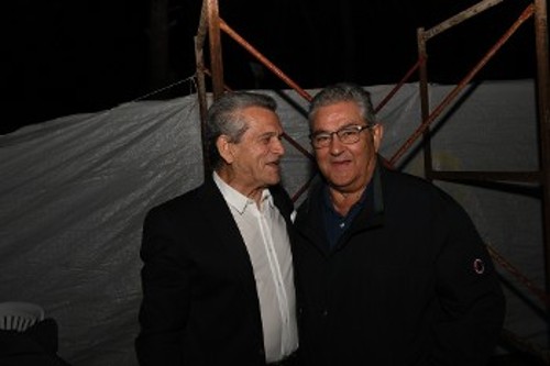 Με τον Γιώργο Μαργαρίτη
