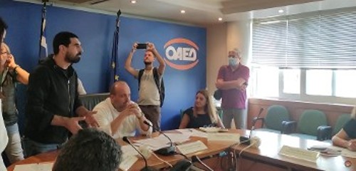 Από την παρέμβαση των συνδικάτων στη ΔΥΠΕ