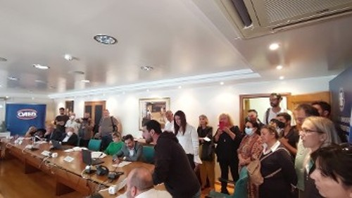 «Κάτω τα χέρια από τους ανέργους» το μήνυμα που μεταφέρθηκε στο ΔΣ της ΔΥΠΑ