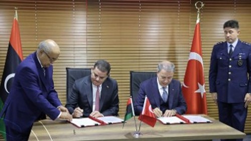 Από την πρόσφατη υπογραφή της τουρκολιβυκής συμφωνίας