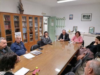 Από τη σύσκεψη στο Εργατικό Κέντρο