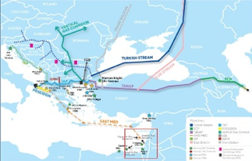 Οι δρόμοι μεταφοράς φυσικού αερίου