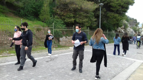 Από την εξόρμηση φοιτητικών συλλόγων στην Αθήνα