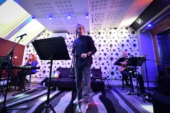 Από τις πρόβες για τη μεγάλη συναυλία