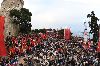 Επιβλητικός ο Λευκός Πύργος, επιβλητική και η συμμετοχή του κόσμου