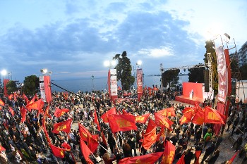 Κόκκινο στον ορίζοντα του Θερμαϊκού