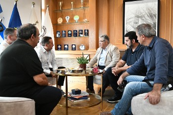 Με τον δήμαρχο Αλεξανδρούπολης