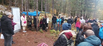 Στο υπαίθριο μουσείο για το Νοσοκομείο του ΔΣΕ, σε υψόμετρο 1.400 μέτρων