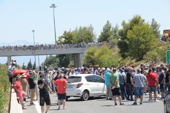 ...και τον αποκλεισμό της Εθνικής Οδού
