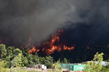 Από τη μεγάλη φωτιά τον περσινό Αύγουστο, που ξεκίνησε στον Βαρνάβα και κατέληξε στο Χαλάνδρι