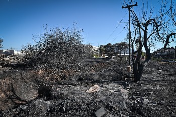 Ολοκληρωτική καταστροφή για το βιος πολλών ανθρώπων στην Ανατ. Αττική
