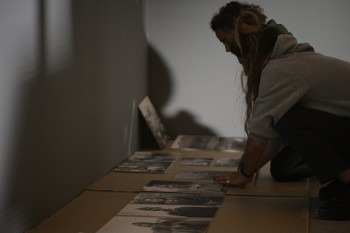 Από τις προετοιμασίες της έκθεσης