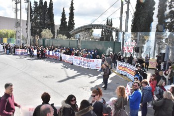 Από κινητοποίηση στο υπουργείο Παιδείας ενάντια στις διώξεις και στα πειθαρχικά