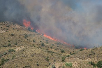 Από το μέτωπο χτες το πρωί στη νότια Χίο