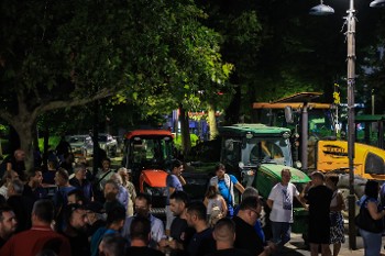 Από την κινητοποίηση αγροτών στη Λάρισα στις 14 Ιούλη για το σκάνδαλο στον ΟΠΕΚΕΠΕ και τις αποζημιώσεις