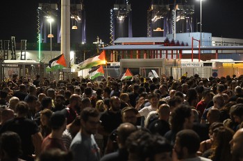 Από το πρόσφατο μπλόκο στο Λιμάνι του Πειραιά