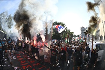 Η συγκέντρωση στην Πύλη Ε12