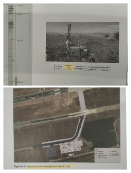 Εκτεταμένες γεωτεχνικές μελέτες έγιναν στη βάση από τον Ιούνη του 2020