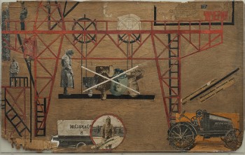 Σκηνικό της Λιομπόβ Πόποβα για το έργο «Η γη σε εξάτμιση» του Β. Μέγερχολντ, 1923