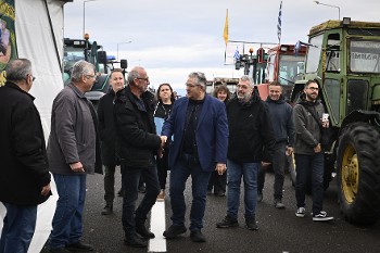 Στο μπλόκο στον Ε-65 στην Καρδίτσα