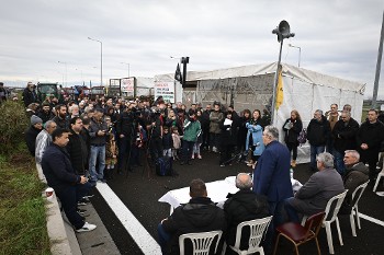 Στο μπλόκο στον Ε-65 στην Καρδίτσα