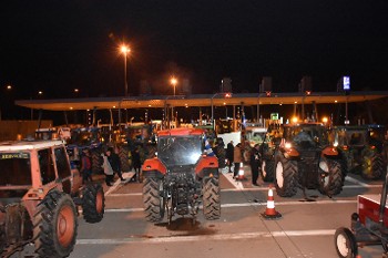 Το μπλόκο στα Τρίκαλα