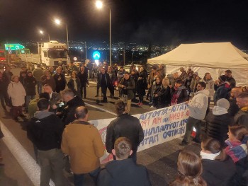 Πάτρα, μπλόκο Εγλυκάδας