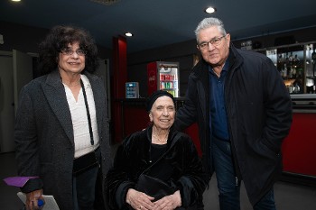 Ο Δ. Κουτσούμπας και η Ελ. Μηλιαρονικολάκη με την Ουρανία Ξυλούρη