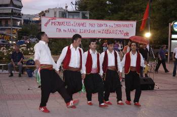 Πρόγραμμα από το μουσικοχορευτικό συγκρότημα του Συλλόγου Κούρδων Συρίας στην εκδήλωση που έγινε το περασμένο Σάββατο
