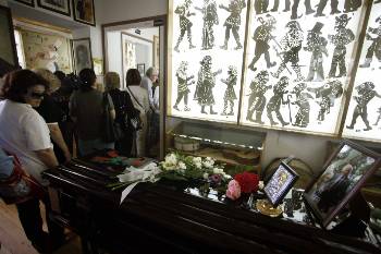 Από το χτεσινό προσκύνημα στο «Σπαθάρειο Μουσείο»