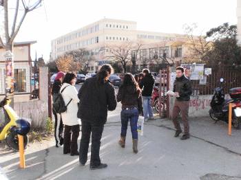 Εξόρμηση στον ΟΑΕΔ στη Θεσσαλονίκη