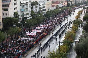 Από τη φετινή πορεία του Πολυτεχνείου