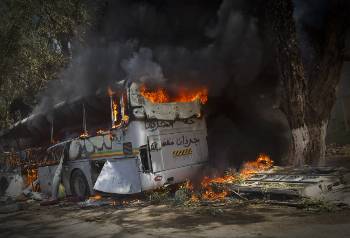 Από τα χτυπήματα στα περίχωρα της Βεγγάζης