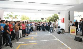 Από την επίσκεψη στη σχολή του ΟΑΕΔ