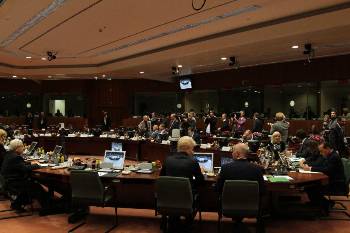 Από τις χτεσινές εργασίες, στην έδρα της λυκοσυμμαχίας