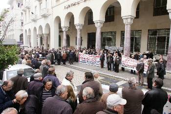 Από την κινητοποίηση χτες στη Θεσσαλονίκη