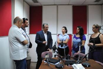 Από την συνάντηση του ΓΓ της ΚΕ του ΚΚΕ με τους εργαζόμενους στην ΕΡΑ Βορείου Αιγαίου