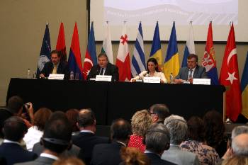 Από τη χτεσινή παρουσίαση στο Ζάππειο των στόχων της ελληνικής προεδρίας στον ΟΣΕΠ στο β' εξάμηνο του 2014