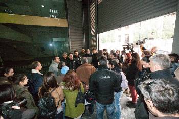 Από την παρέμβαση στο υπουργείο Εργασίας