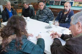 Από τη συζήτηση στα γραφεία της Λαϊκής Επιτροπής