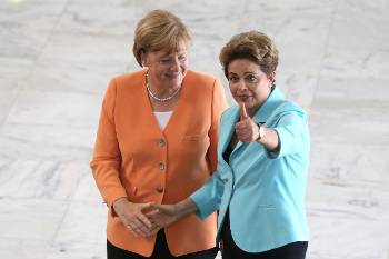 Από τη συνάντηση των ηγετών Βραζιλίας και Γερμανίας