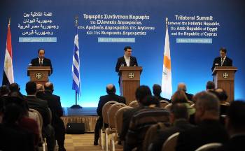 Από τις κοινές δηλώσεις μετά την ολοκλήρωση της τριμερούς Συνάντησης Κορυφής