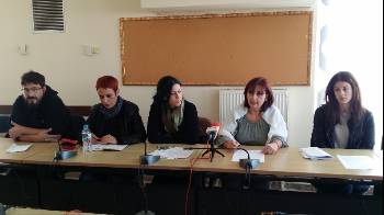 Από τη χτεσινή συνέντευξη Τύπου των σωματείων που διοργανώνουν την κινητοποίηση