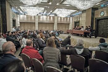 Από τη Γενική Συνέλευση που πραγματοποίησαν οι εργαζόμενοι του ξενοδοχείου την περασμένη Πέμπτη