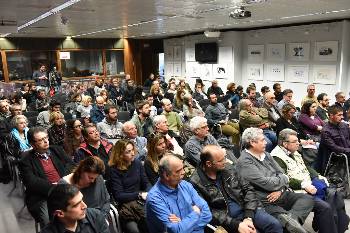 Μεγάλη η συμμετοχή εργαζομένων και συνδικαλιστών στη χτεσινή συνέντευξη Τύπου